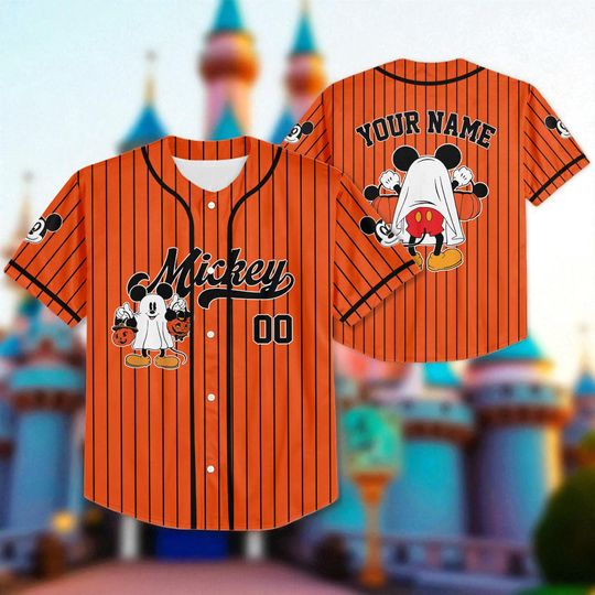 Discover Custom Disney Mickey Halloween Baseball Jersey  Halloween Jersey
