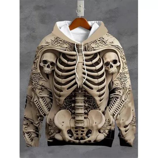 Discover 3D Halloween Hoodie – Pumpkin Jack O’Lantern Glow Print Pullover Unisex