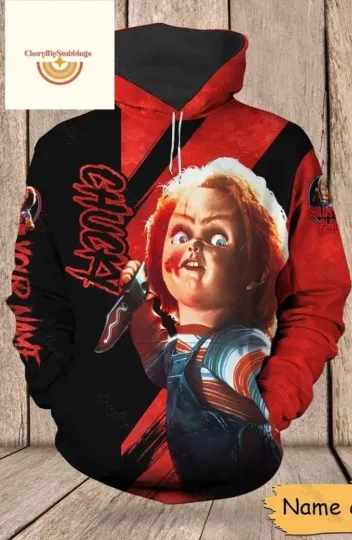 Custom Chucky Hoodie And Leggings, Chucky Horror Hoodie