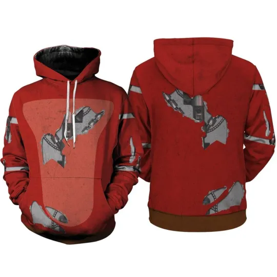 Fnaf Foxy 3D Full Over Print Hoodie Kids