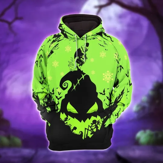 Discover Halloween Oogie Boogie Hoodie, Halloween Full Over Print 3D Hoodie