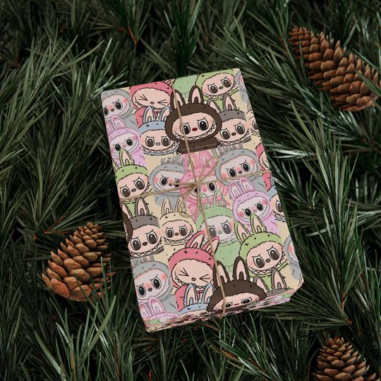 Labubu Eco-Friendly Character Gift Wrap