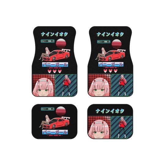 Anime Devil Girl JDM Car Mats (Set of 4)