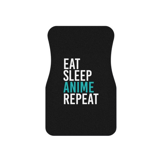 Discover Anime Enthusiast Car Mats | Set of 4, Custom Car Accessories for Gamers, Perfect Gift for Anime Lovers, Car Decor