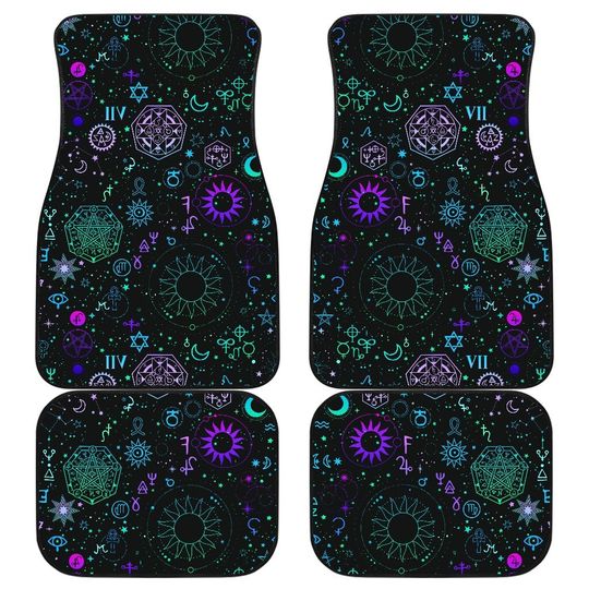 Discover Celestial Car Mats, Car Accessories For Women, Car Floor Mats, Car Decor, Cute Car Accessories, Zodiac Decor, Car Mats, Floor Mats For Car