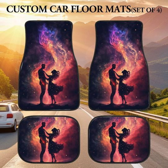 Sci Dancing Car Mats, Spider-Man Car Floor Mats set of 4, Stylish Car Mats Set, Gift for New Driver, Gift Drivers License,Car Accessories