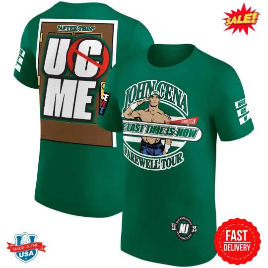 Discover Men_s Green Jo Cen Farewell Tour SummerSlam 2025 3D T-Shirt