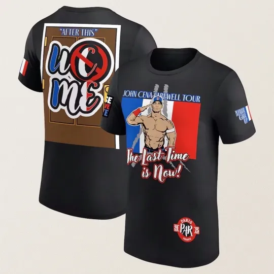 Discover Jo Cen Farewell Tour 2025 Paris Shirt Wrestling Graphic Tee For Fans