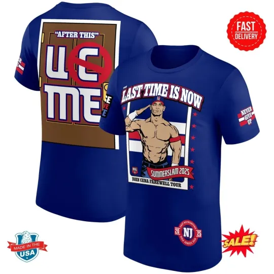 Discover Men_s Blue Jo Cen Farewell Tour SummerSlam 2025 3D T-Shirt M01