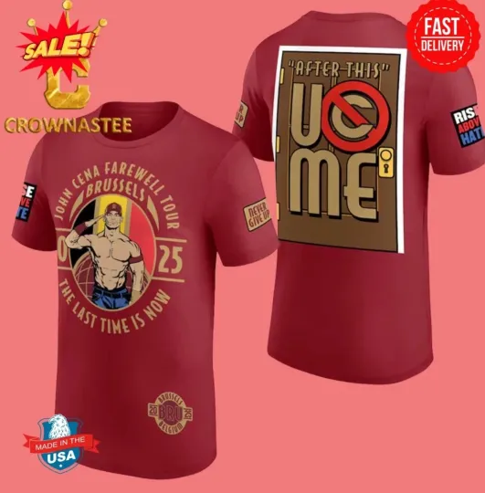 Jo Cen Brussels Farewell Tour 2025 Wrestling Entertainment The Last TIme Is Now AOP 3D T-Shirt
