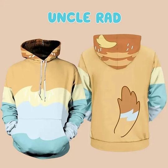Discover Uncle Dog Family 3D Cosplay Hoodie