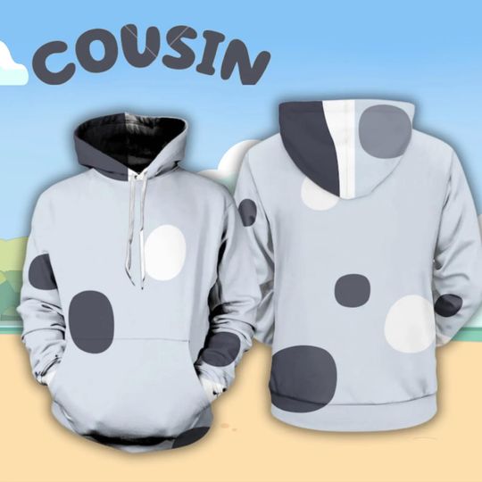 Discover 3D Printed Dog Cosplay Hoodie: Family Halloween Costume