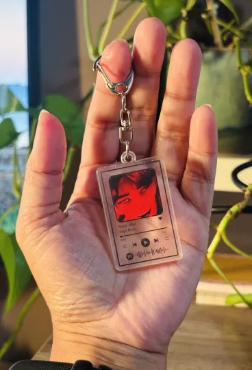 KPop Demon Hunter Saja Boys Your Idol Music Player Acrylic Keychain