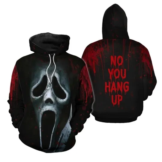 Print Ghost Face 3D Hoodies, Scary Movie 3D HOODIE HALLOWEEN GIFT CHRISTMAS GIFT