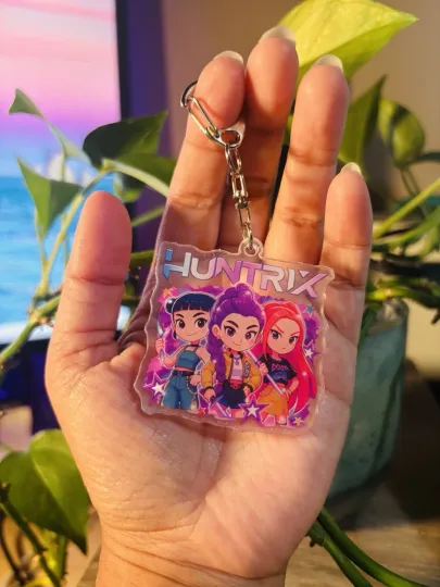 KPop Demon Hunter HUNTR/X Acrylic Keychain