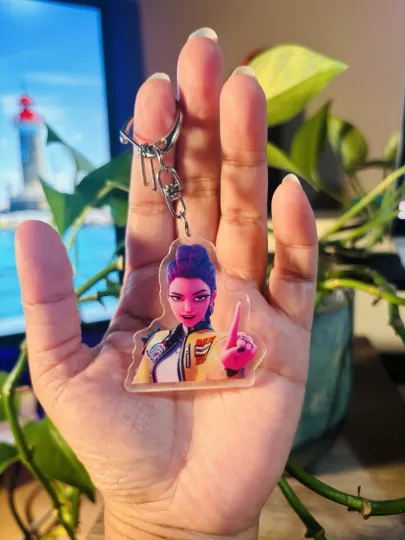 KPop Demon Hunter HUNTR/X Rumi Acrylic Keychain