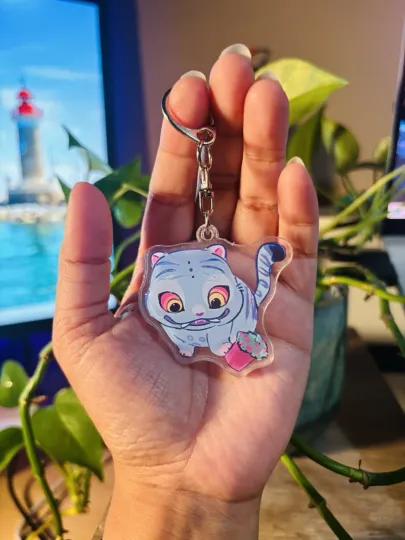 Discover KPop Demon Hunter Derpy 3 Custom Acrylic Keychain