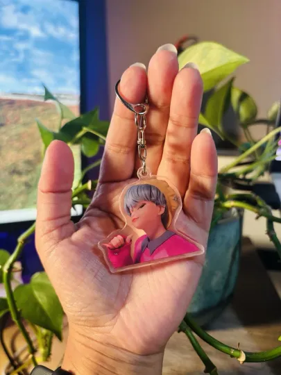 KPop Demon Hunter Saja Boys Baby Acrylic Keychain