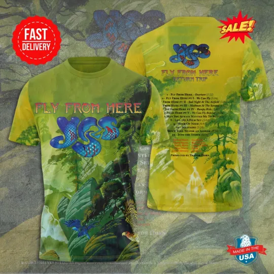 Discover Yes Band 3D Shirt S-5XL 2025 M1
