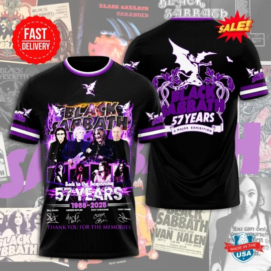 Black Sabbath 3D T-Shirt, Special Edition