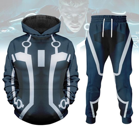 Discover Tron Legacy Disney Cosplay Hoodie Jogger, Tron Legacy Halloween Costume 3D Shirt