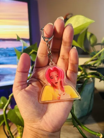 KPop Demon Hunter Saja Boys Romance Acrylic Keychain