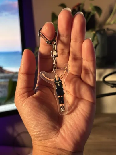 Discover WNBA Paige Bueckers Dallas Wings Acrylic Keychain Basketball