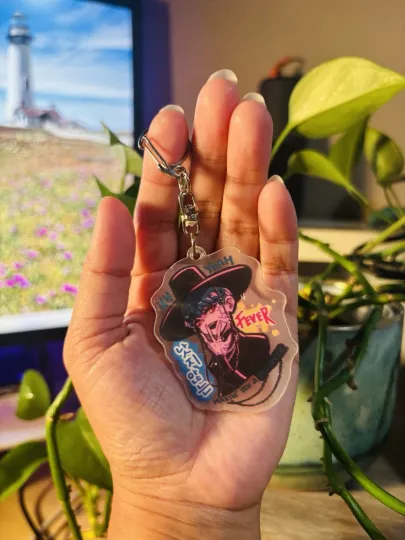 Discover KPop Demon Hunter Saja Boys Baby Demon Custom Acrylic Keychain Anime