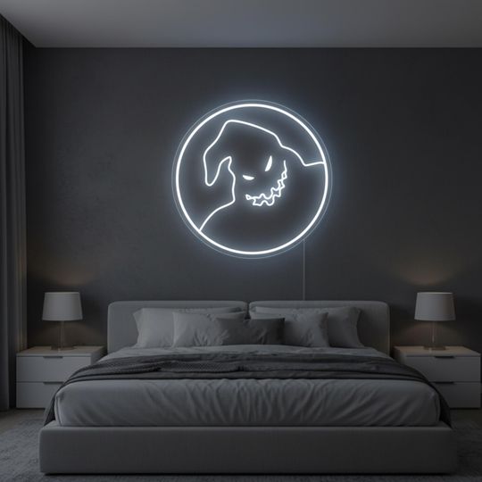 Discover Scary Ghost Neon Sign, spooky season Horror Movies Neon Signs for Wall Decor, Gothic Gaming Neon Sign, Twitch Neon Sign, Neon Sign Custom fo