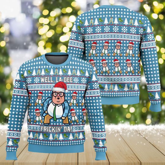 Discover Funny Christmas Movie Ugly Sweater, Winter Holiday Jumper