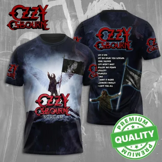 Discover Ozzy Osbourne 3D Shirt Unisex Concert, Gift for Fan