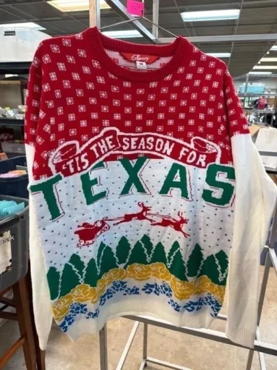Discover Ugly Texas Christmas Sweater Size M