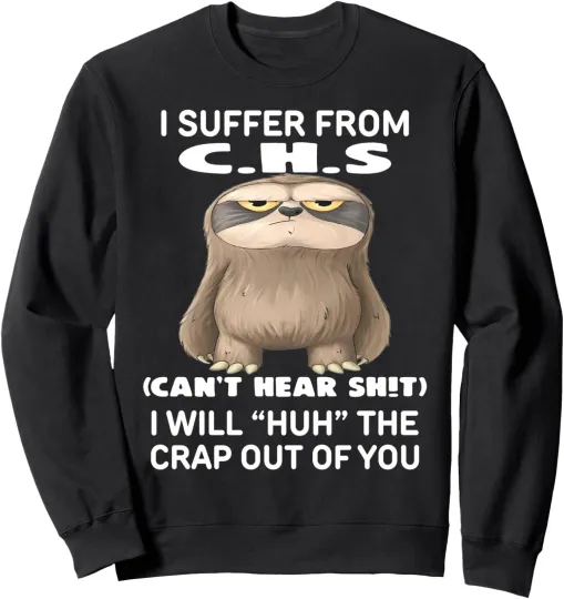 Sloth C.H.S Unisex Crewneck Sweatshirt