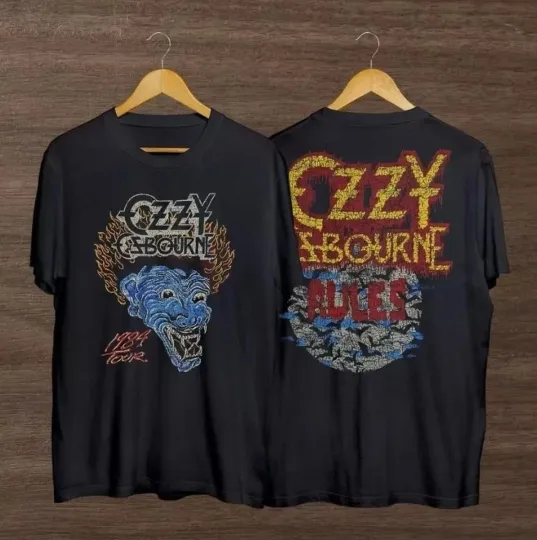 Discover Vintage Style Ozzy Osbourne Bark At The Moon Tour _84 T-Shirt, Vintage Ozzy Osbo