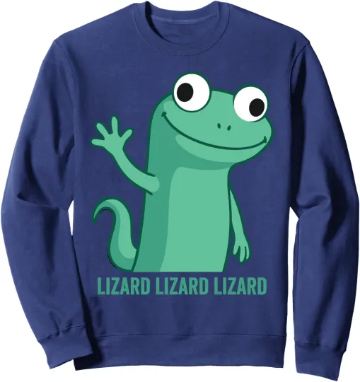 Discover Lizard Meme Unisex Crewneck Sweatshirt