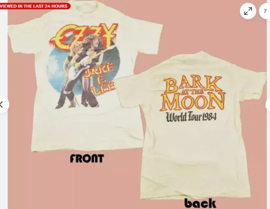 Discover 2 sides VTG 1984 Ozzy Osbourne shirt, double side, hot 2025 shirt