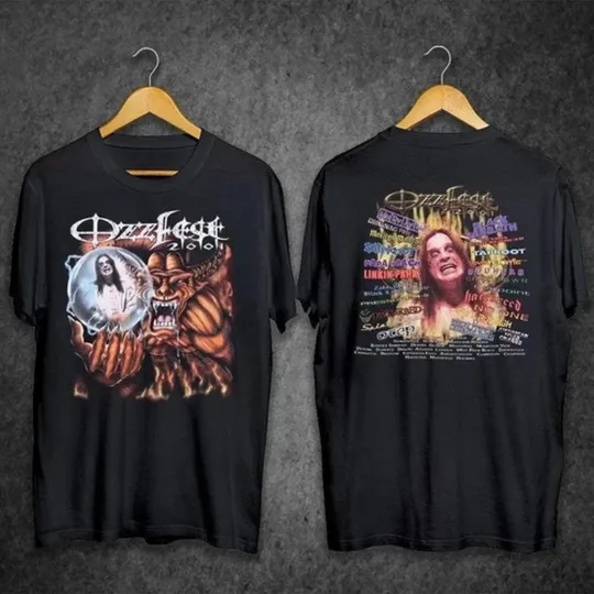 Vintage 2001 Ozzy Osbourne Ozzfest Concert T Shirt Ozzy Osbourne