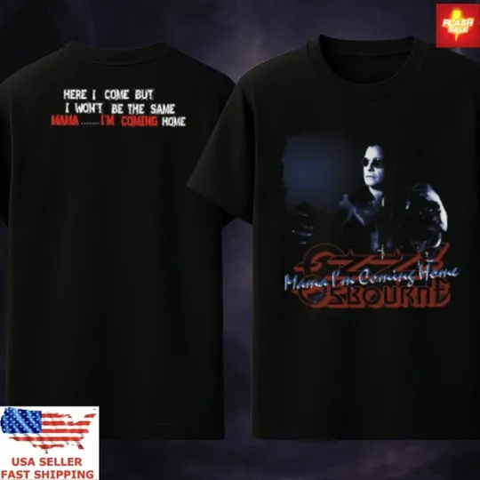 Discover Open Deal for Black Fan Ozzy Osbourne – Mama, I’m Coming Home T-Shirt