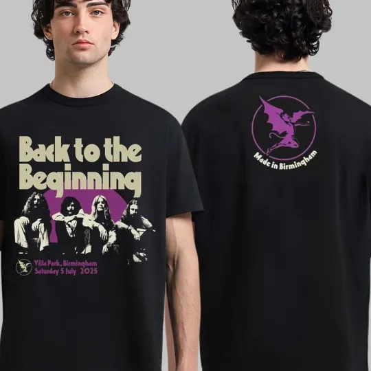 Black Sabbath And Ozzy Osbourne Back To The Beginning On July 5 2025 T-Shirt