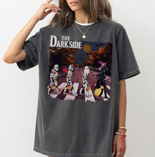 Star Wars Darth Vader Stormtrooper Abbey Road Walking Halloween T-Shirt, Star Wars Mummy Skeleton Tee, Galaxy's Edge Hollywood Studios Tee