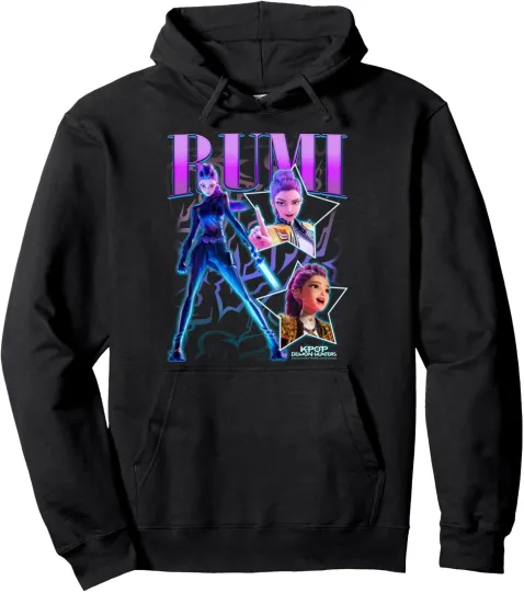 Discover KPop Demon Rumi Showcase Neon Hunters Unisex Hoodie
