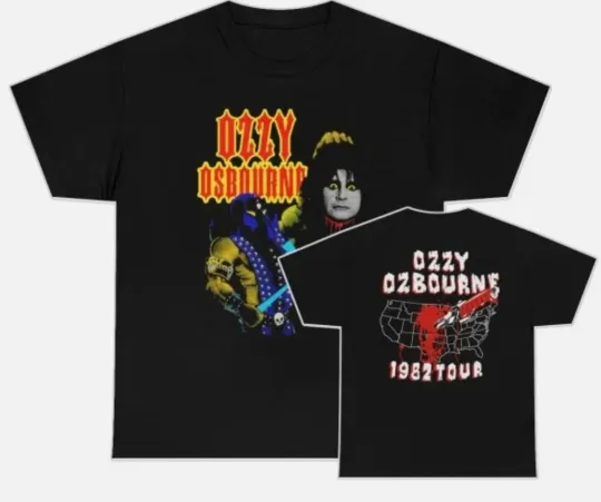 Discover Ozzy Osbourne 1982 American Tour Shirt, Gift for Fan