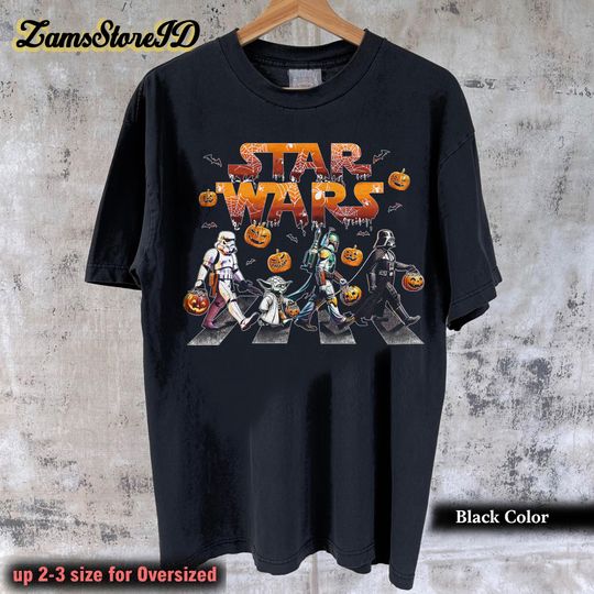Discover Vintage Star Wars Halloween Cross Walking T-shirt