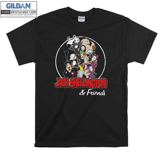Discover Jack Skellington and Friends T-shirt Hoody Kids Child Tote Bag Tshirt