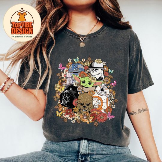 Discover Floral Star War Galaxy Edge Shirt, Funny Star War Halloween T-shirt, Not So Scary Halloween Tee, Family Halloween Shirts, Halloween Party