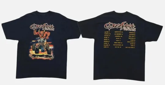 New 2004 Ozzy Osbourne Ozzfest Tour Gift For Fans Unisex Shirt, Gift for Fan