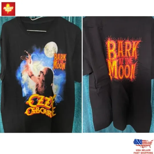 Discover New Apparel Ozzy Osbourne Bark At The Moon Sold Out Limited Rock Band Tee