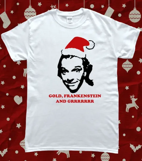 Discover Rik Mayall Funny Bottom Christmas T-Shirt