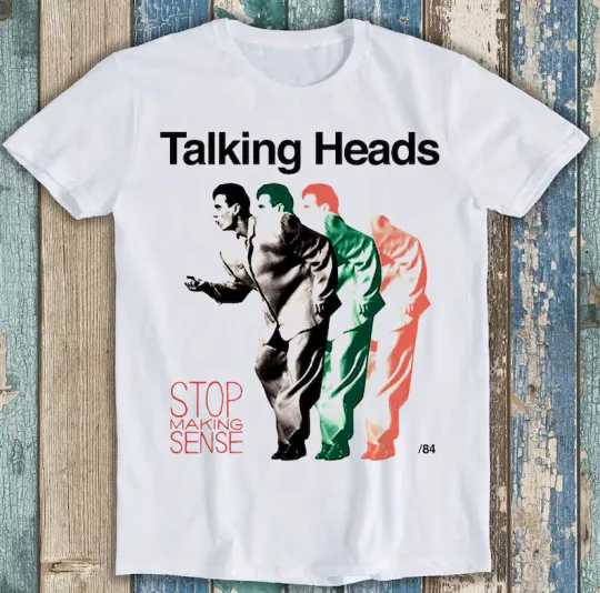 Talking Heads Stop Making Sense Limited Edition Vinyl Cover T-Shirt
