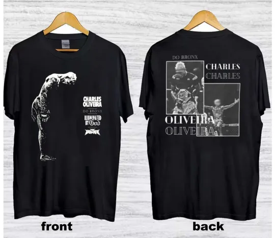 Discover Charles Oliveira Do Bronx Double Sided T-Shirt Fan Gift